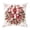 A, variant on ZMKIAG Christmas Pillowcase 17.7 Inch - Pink Holiday Decor Cushion with Bow, Bell, Santa & Snowman Prints, Winter Themed Sofa Pillowcase for Family Living Room Decor