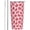 White, variant on Pink Bow Print 20oz Stainless Steel Tumbler, Insulated Tumblers Cup with Lid and Straw and Straw Brushes, Double Walled Travel Coffee Mug