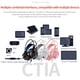 thumbnail image 5 of Sidaley Auriculares para juegos con cable, micrófono giratorio USB 5V, auriculares antioxidantes para el hogar, auriculares para escuchar Cables de audio/vídeo, 5 of 6