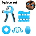 thumbnail image 1 of Grip Strength Trainer Kit (5 Pack), Hand Grip Strengthener Kit, Hand Strengthener & Grip Strength Kit - Hand Exerciser Grip Strengthener Kit, Grip Trainer & Hand Grips for Strength with Carry Bag, 1 of 8