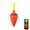 Red and change color, variant on Luminous Fishing Bobber with Color Change Indicator & CR425 Battery, Night Angling Float, 30g 40g 60g 80g Weights (1-Pack)