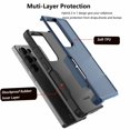 thumbnail image 3 of For Galaxy S25 5G Case ,Sturdy Phone Case for Samsung S25 5G ,Tiflook Shockproof Protection Heavy Duty Armor Hard Plastic & Rubber Rugged Bumper 2-in-1 Case Cover ( Blue ), 3 of 6