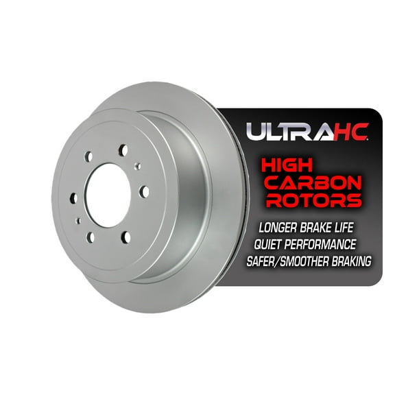 UltraHC Coated High Carbon Brake Rotor, Rear UR000999, Ford F-150 2010-2004