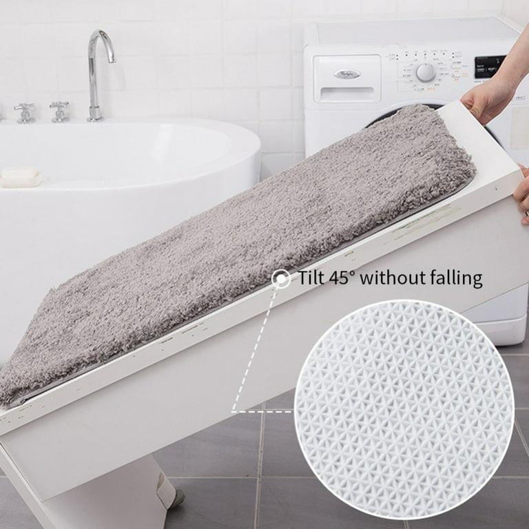 KARACA Cotton Bath Mats for Bathroom Floor Milly Bathroom Mats Set of 2  (Pale Pink) 19.7 х 23.6; 23.6 х 39.4 Machine Washable Soft Shower Floor