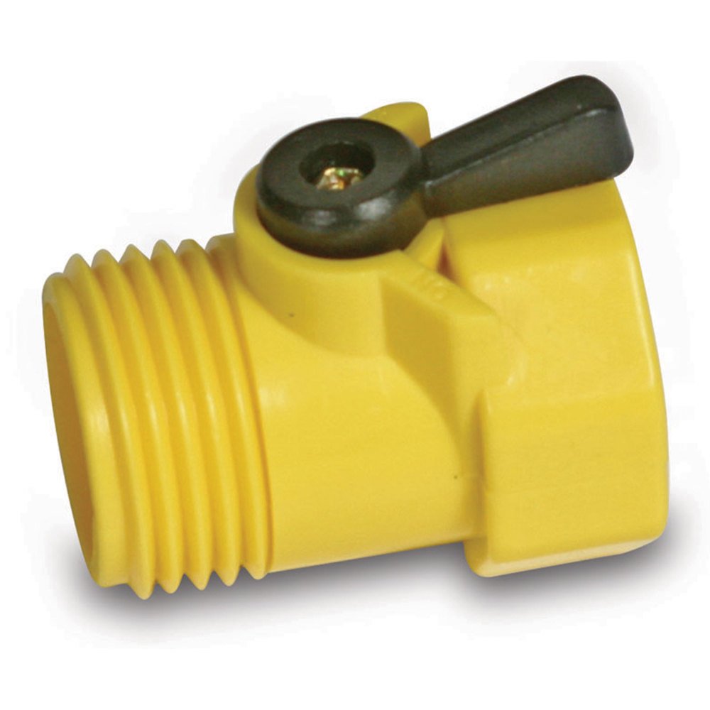 Camco 20003 Straight Garden Hose Valve, Plastic