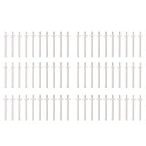 UOYOTT 60-Pack White Disposable Nose Wax Applicators for Safe Facial and Ear Hair Removal