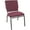 Maroon Fabric/Silver Vein Frame, variant on Emma + Oliver Charcoal Gray Multipurpose Church Chairs - 18.5 in. Wide