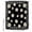 Black, variant on Grey Daisy Flower Shower Curtain Set with Hooks, Farmhouse Floral Summer Country Water Repellent Shower Curtains for Bathroom Decor Sturdy Shower Curtain, Machine Washable 36x72 Inch