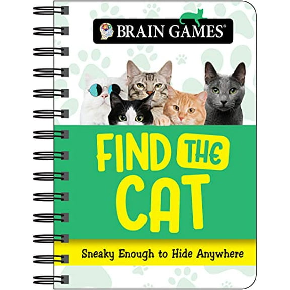 Pre-Owned Brain Games - To Go - Find the Cat, 9781645587828, 1645587827, Paperback,