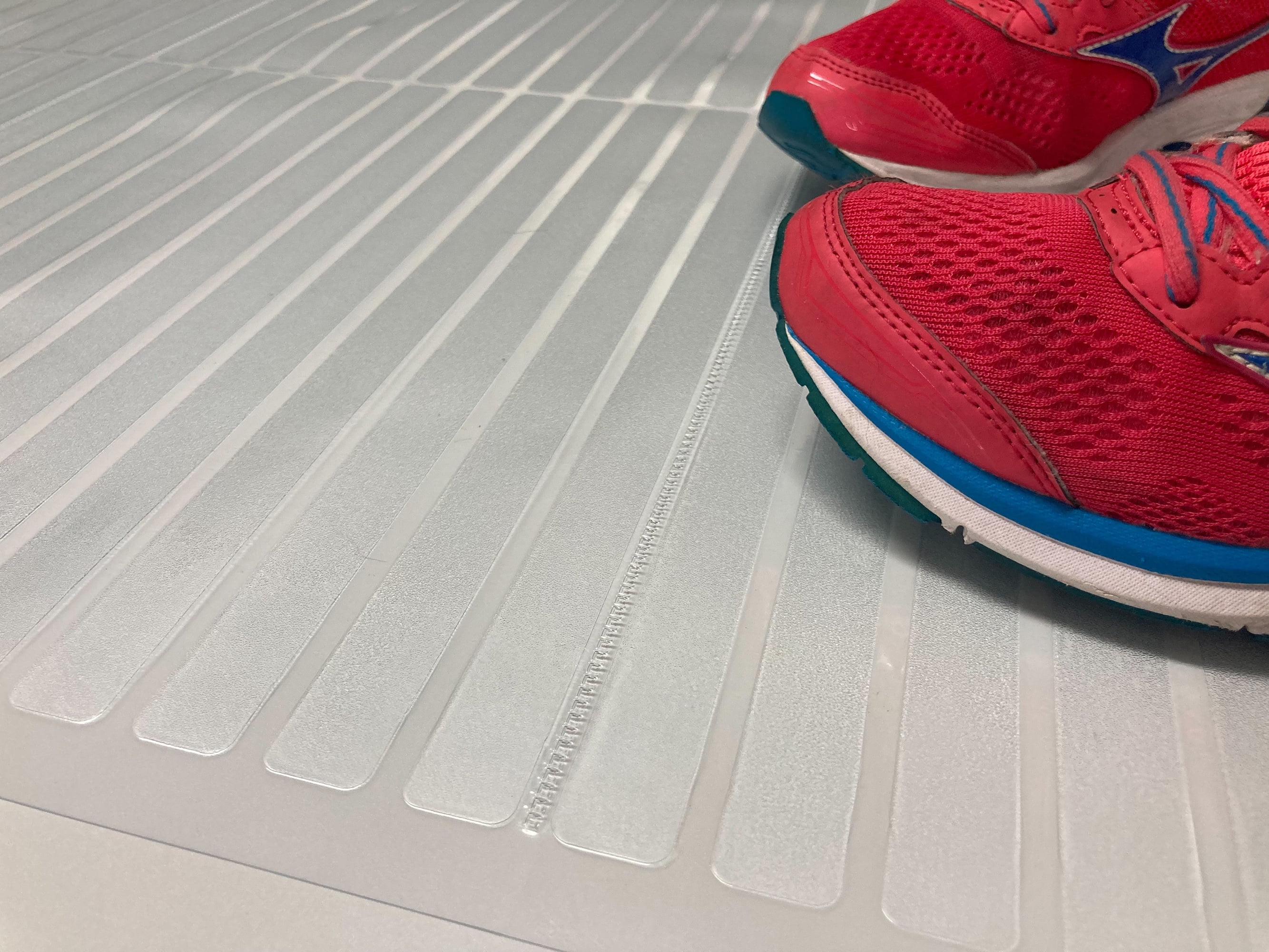 Sweet Home Stores Waterproof Non-Slip 2x10 Indoor Runner Rug Carpet Protector Mat, 2'2" x 10', Clear
