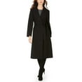 thumbnail image 3 of Jones New York Belted Maxi Coat, Black, 14, 3 of 3
