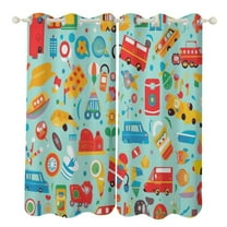 Ambulance Car Blackout Curtains for Bedroom Curtains Insulated Room Darkening Window Drapes for Living Room