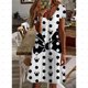 thumbnail image 3 of Vestido mini sexy de manga corta con cuello en V y estampado de amor de Minnie Mouse de Disney para mujer, diseño para exteriores, 3 of 5