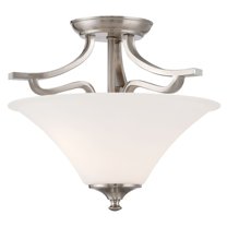 Elk Home 13-Inch Wide Treme Semi Flush Mount Traditional-Nickel