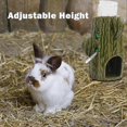 thumbnail image 2 of Ceramic No-Drip Hamster Water Bottle with Adjustable Stand, 2-in-1 Small Animal Cage Accessories for Mice Rabbits Guinea Pigs, 2 of 4