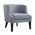 thumbnail image 3 of Accentrics Home Brianne Tide Classic Modern Upholstered Armchair, Gray Blue, 3 of 5