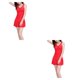 thumbnail image 1 of Soidarity Bañador de poliéster con estilo, cómodo y elegante, para playa, para mujer, duradero, ligero, modesto, para mujer rojo METRO 2piezas, 1 of 6