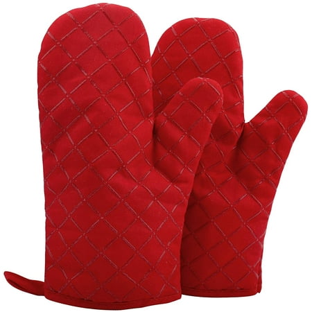 

Oven Mitts Kitchen Heat Resistant Oven Mitts Bbq Oven Mitts Cooking Set Grill Barbecue Gauntlet