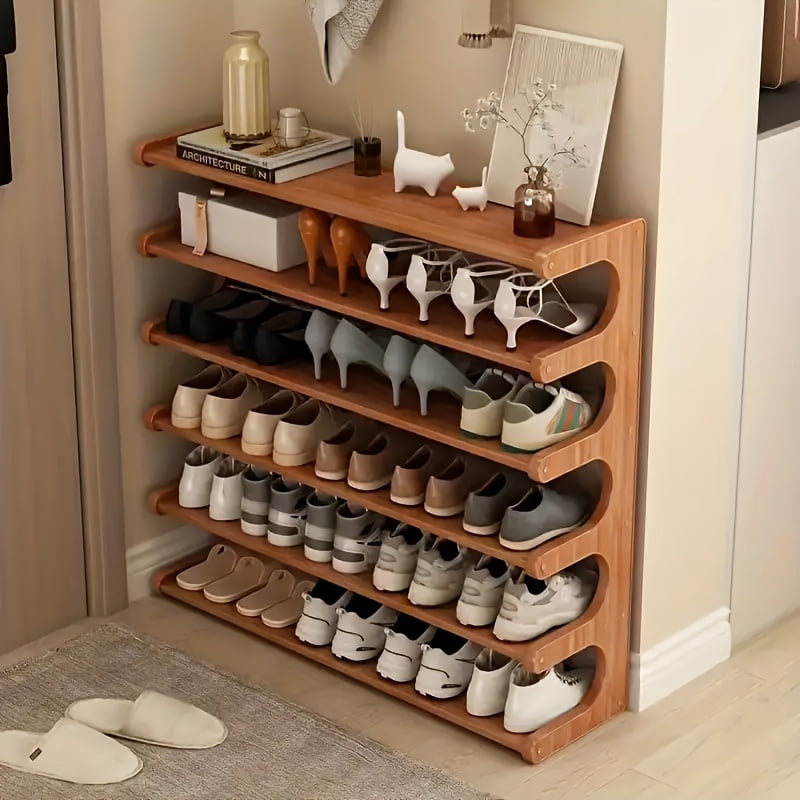 5-Layer Practical Storage Shoe Rack, Space-Saving Design, Multi-Layer Independent Storage Rack
