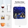 thumbnail image 6 of Sigee Christmas Night for Water-Resistant, Heat-Resistant, Non-Slip Leather Coasters Set, Ideal for Coffee Table, Office, Bar, Home Decor-Square, 6 of 6