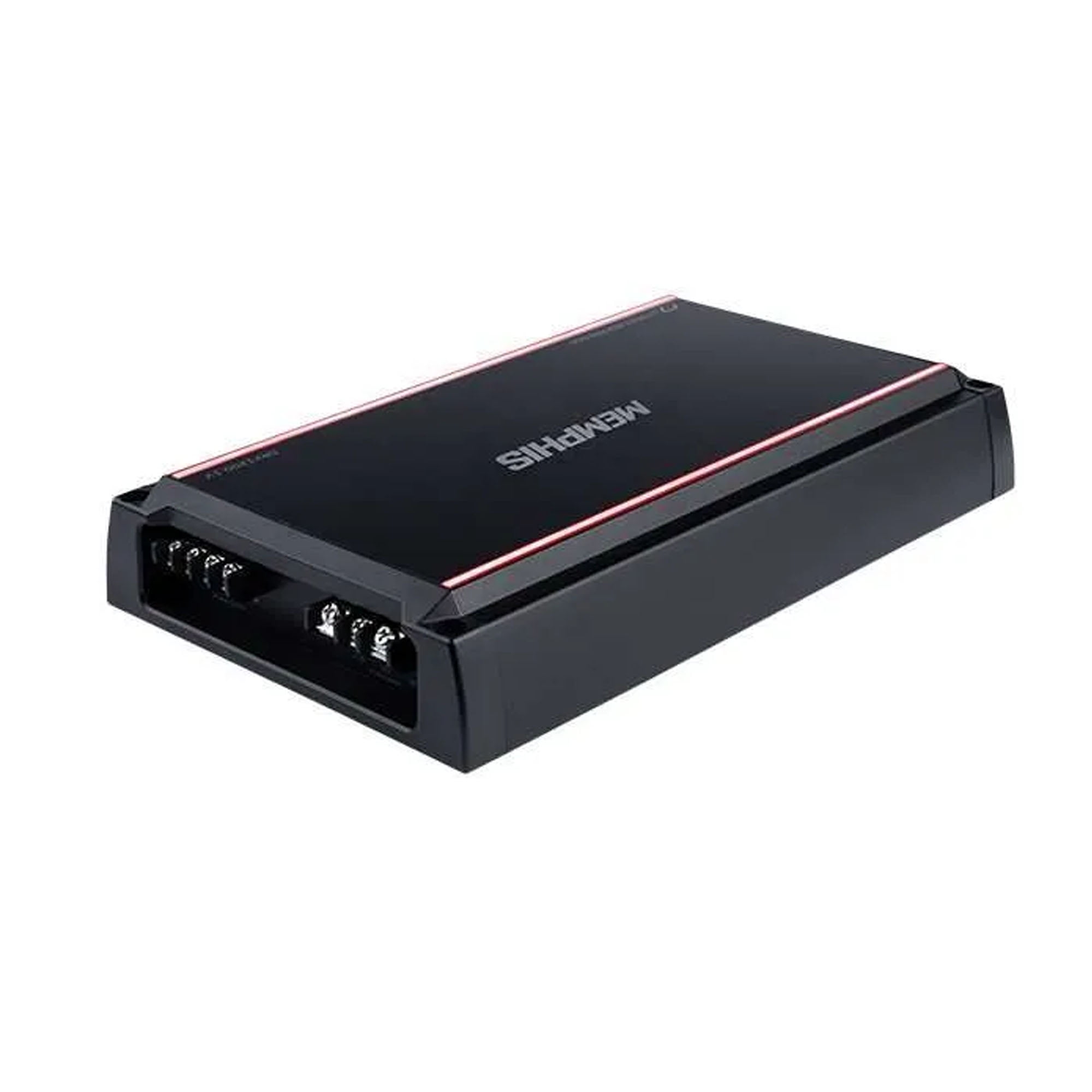 Memphis Audio SRX1200.1V 1200x1 at 1 Ohm SR Amplifier with 4GKIT 4-Gauge Amp Install Kit With ANL Fuse Holder and LL2BE 2-Channel Line Output Converter with Digital Bass Restoration