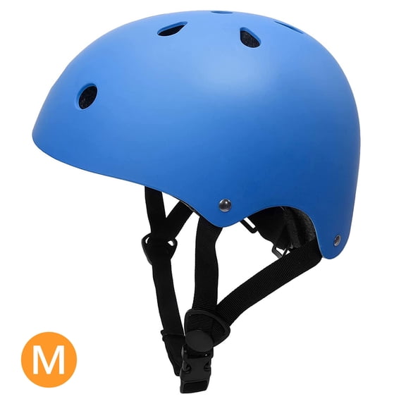 Tripumer Youth Bike Helmets 9-15 Ages Scooter Boys Girls Bicycle Cycling Adjustable Helmets Blue