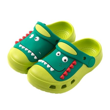 

Children Dinosaur Clogs Cartoon Kids Garden Clogs Breathable Summer Slippers