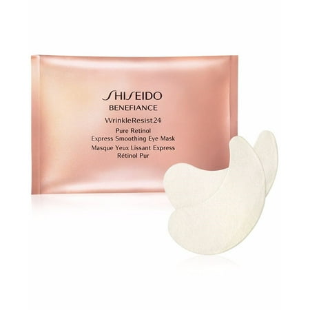 Shiseido Benefiance WrinkleResist24 Pure Retinol Express Smoothing Eye Face Mask, 12 (The Best Retinol Products)
