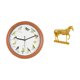 thumbnail image 5 of Reloj de pared,Reloj de pared con pájaro cantor Relojes de pared con pájaros,Relojes de pájaros con sonido Reloj decorativo que canta,Estatuas de caballos,Estatuas de caballos Figura de, 5 of 8