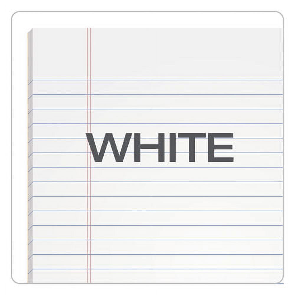 "The Legal Pad" Glue Top Pads, Wide/legal Rule, 50 White 8.5 X 11 Sheets, 12/pack | Bundle of 2 Packs