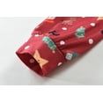thumbnail image 7 of FEDPOP Toddler Christmas Pajamas Set Kids Reindeer Pjs Graphic Sleepwear Clothes 3T, 7 of 7