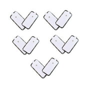 Extra Large Square TENS Unit Replacement Pads Electrode Self Adhesive Snap On XL
