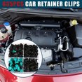 thumbnail image 2 of Unique Bargains 635 Pcs Corps de Voiture Clips de Retenue Pare-Chocs Porte Garniture Panneau Garde-Boue Rivets Multicolore, 2 of 6