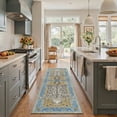 thumbnail image 4 of GENIMO 5'x7' Area Rug for Living Room, Machine Washable Non Slip Low Pile Rug for Bedroom Dining Room, Modern Animal Print, Dusty Blue, 4 of 6