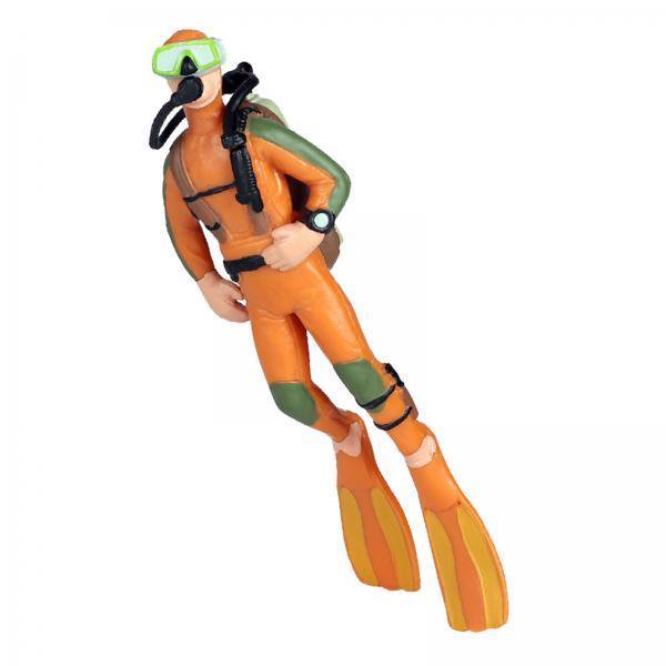 2xminiatura Diver Modelo Aventura Decoración Fish Tank Accessories Style 3 SM SunniMix Figura de acción