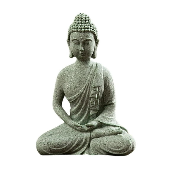 Buddha Statue Tabletop Porch for Home Decoration Meditating Decor Gift Type A-05