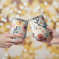 thumbnail image 2 of 12oz Stemless Wine Tumblers Pioneer Flower Vacuum Insulated Stainless Steel Travel Tumbler Cups Mug with Lid and Straw for Champaign,Cocktail,Beer with Cleaning Brush, 2 of 5