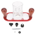 thumbnail image 2 of Router Base, Comfortable Grip Wood Handle Adjustable Depth Router Fixed Base  for 65mm Trimming Machine, 2 of 7