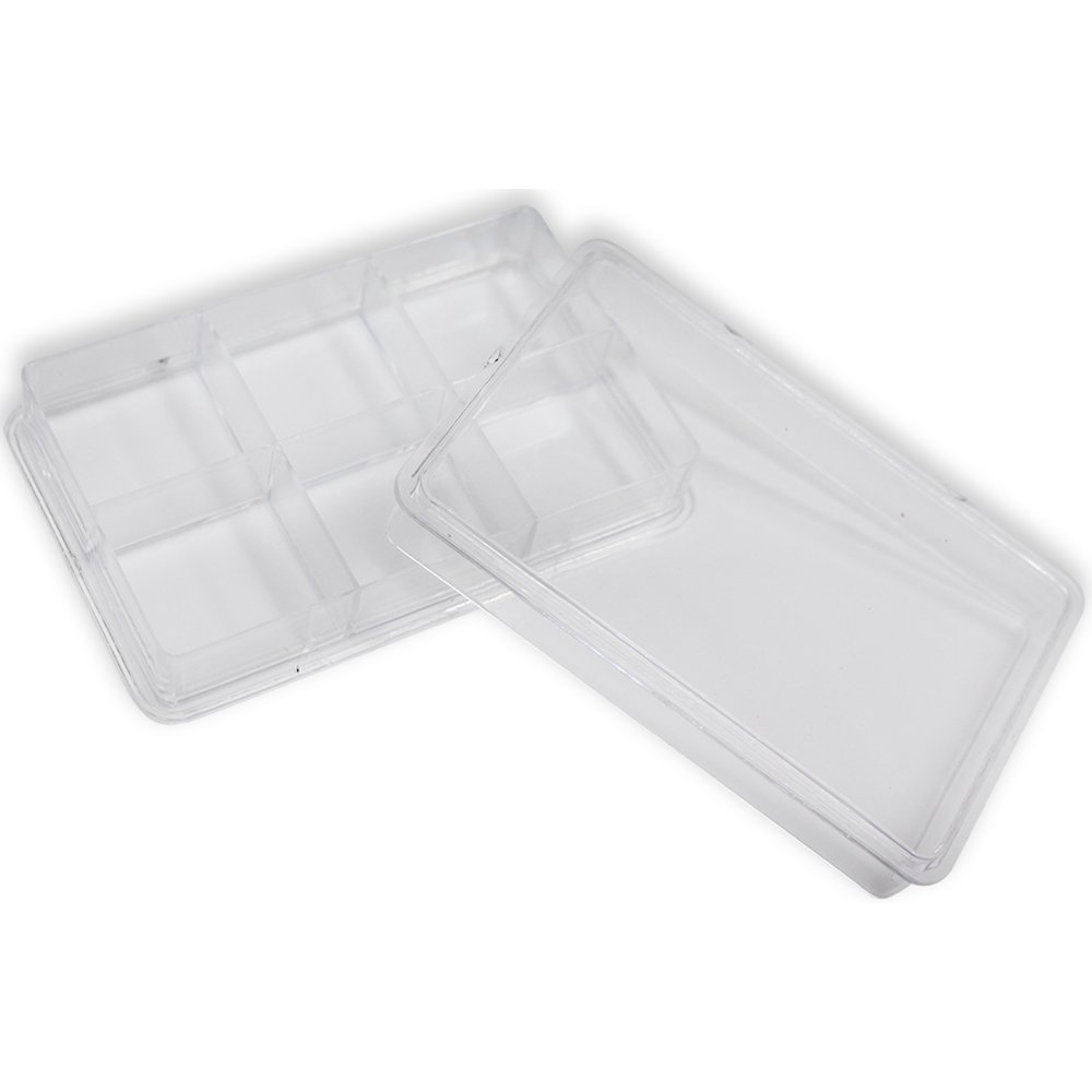 6 grid Small Storage Box ( Pack of 2 Boxes ) (ToolUSA TJ28702Z02