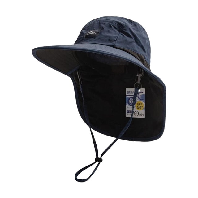 ZOUBAOQ Outdoors Fishermen Hat Neck Protect SUN UV Protection Camping Climbing Wide Hats Bucket Hat