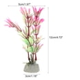 thumbnail image 4 of 2uds Acuario Plantas, Artificial Pez Tanque Planta, Púrpura, Verde, 4 of 7