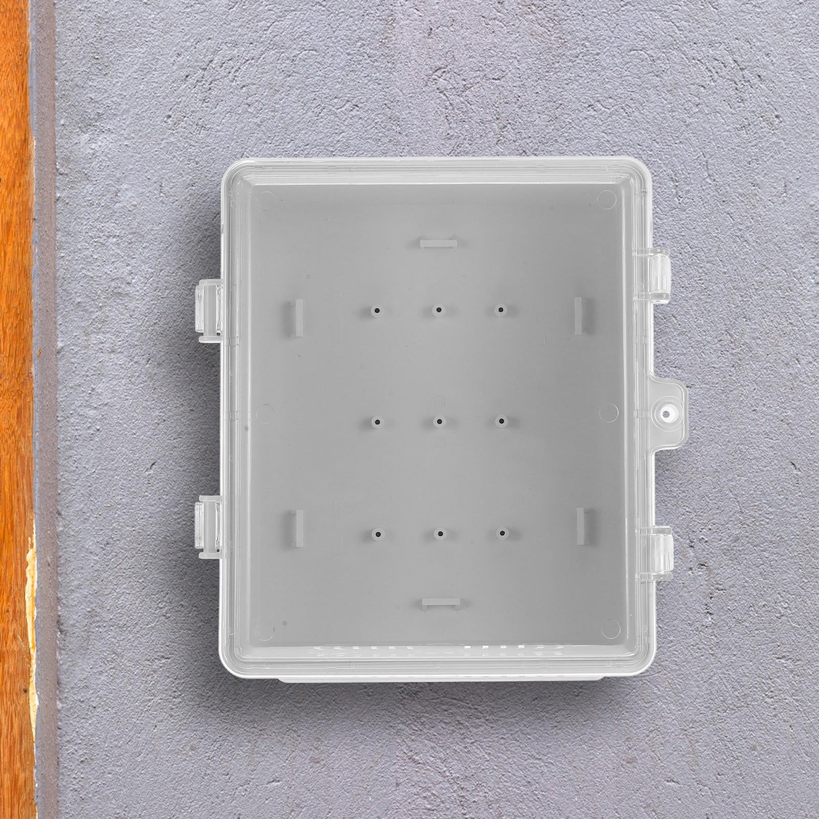 LEORX 1Pcs Transparent Panel Plastic Enclosure for Electronics Projects and Waterproof Protection