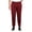 Burgundy, variant on GALAXY Mens Burgundy Active Stretch Slim Fit Athletic Pants XL