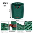 thumbnail image 4 of Bolsas de jardín, 3 piezas, bolsas impermeables para desechos de jardín, bolsas grandes y resistentes, independientes y plegables, 4 of 5