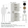 thumbnail image 3 of Meuble de rangement avec tiroir Lory de Systembuild Evolution, blanc, 3 of 9