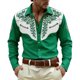 thumbnail image 1 of Camisetas de Navidad de Manga Larga para Hombre Camiseta de Manga Larga Casual de Moda para el Otoño Invierno Al Aire Libre Diario, 1 of 4