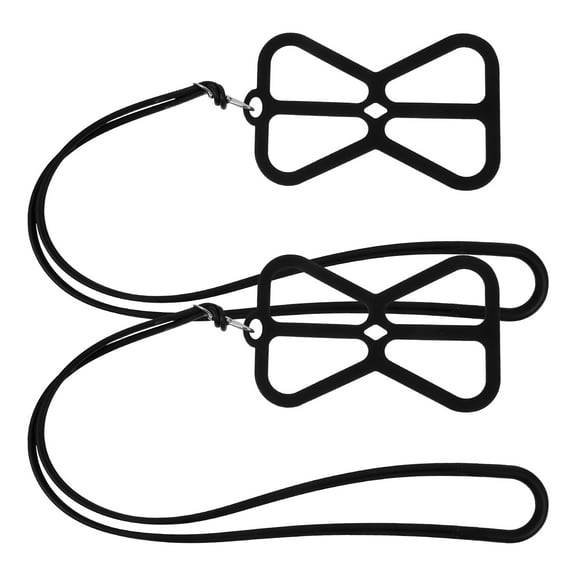 2Pcs Neck Lanyard for Phone Silicone Mobile Phone Neck Strap Portable Phone Lanyard Phone Rope