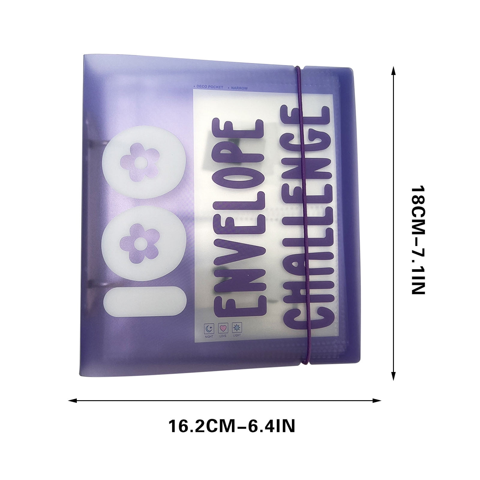 Lot De 12 Mini Pochettes Classeur PVC Transparent 3 Trous - Enveloppes Budget Mini Sans Zip