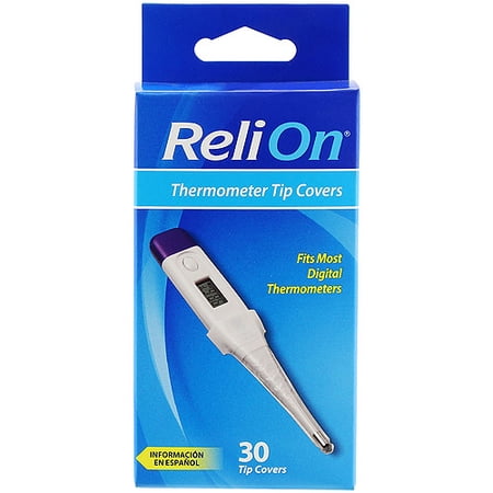 ReliOn Thermometer Top Covers, 30 ea