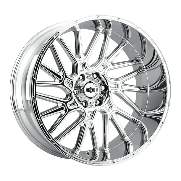 20x12 Vision 404 Brawl Chrome Wheel 5x5.5 (51mm)